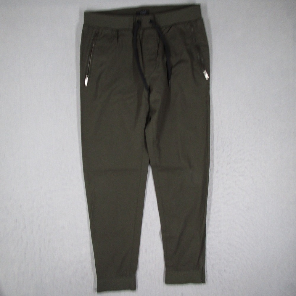 COS Mens Olive Green Cotton Drawstring Jogger Pants Size M 0622534 7